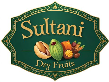 Luxurious Emblem Logo for Sultani Dry Fruits